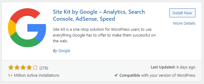 google site kit